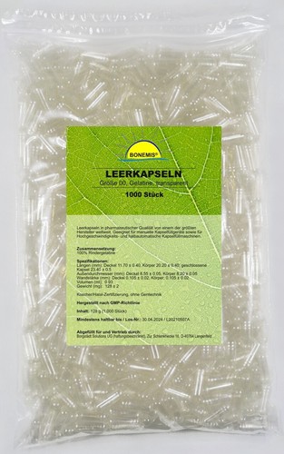 Leerkapseln größe 1000 - leerkapseln,