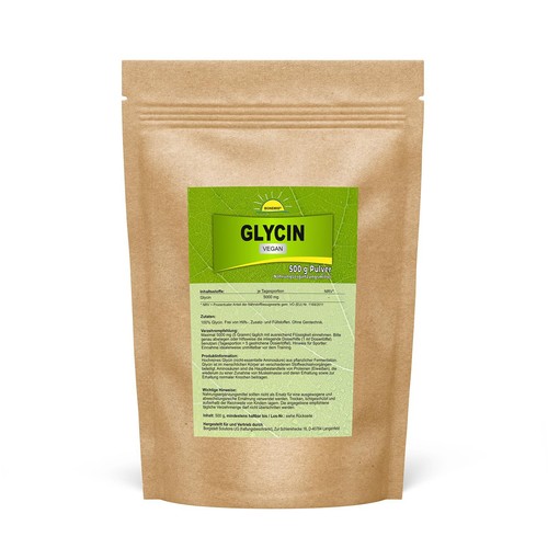 Glycin pulver 500g vegan - glycin,