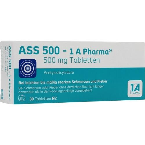 Ass 500 pharma tabletten - 500-1a,