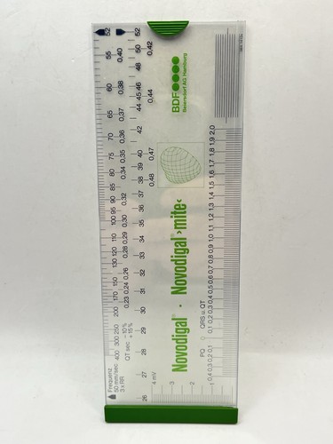 Vintage ekg lineal - vintage,