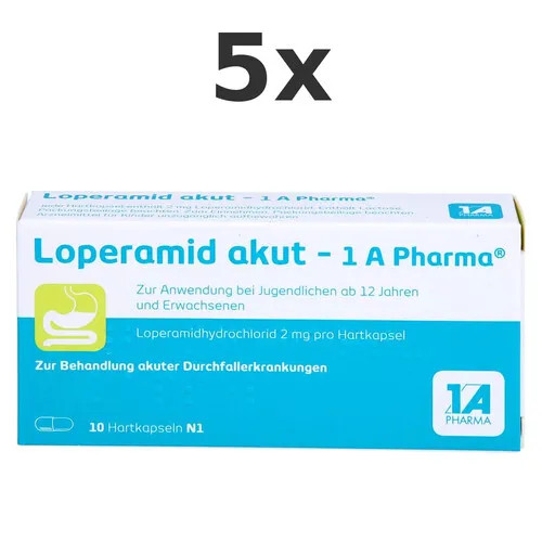 Loperamid akut pharma - 5x,