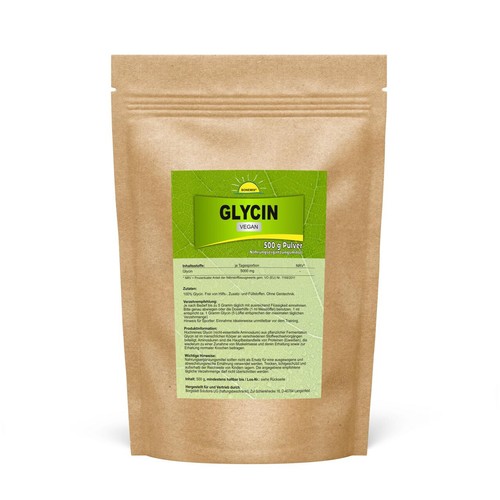 Glycin pulver 500g vegan - pulver,