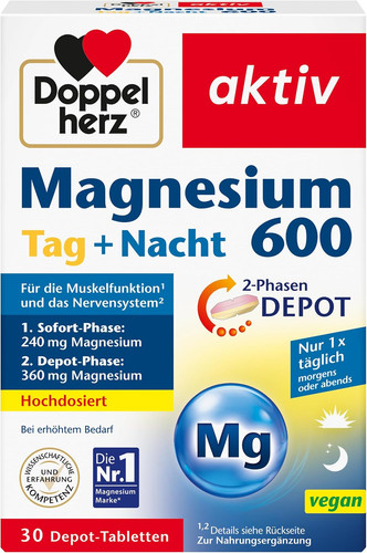 Doppelherz magnesium 600 tag - doppelherz,