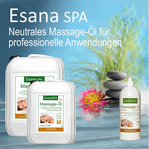 Massageöl neutral esana spa - "esana, spa"