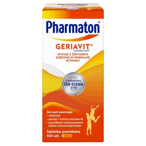 Geriavit pharmaton 100 - pharmaton,