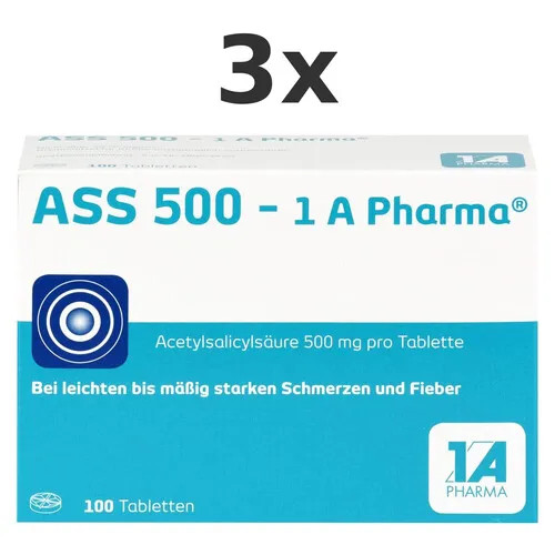 Ass 500 pharma tabletten - 3x,