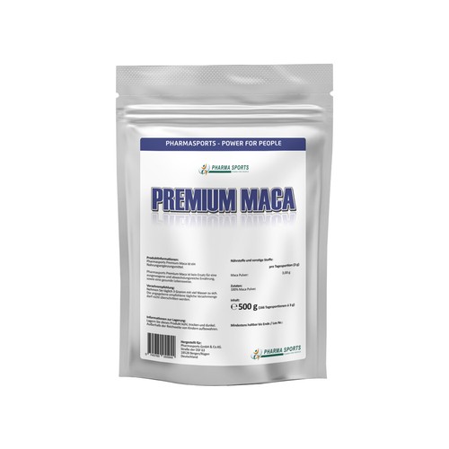 Pharmasports premium maca 500g - pharmasports,