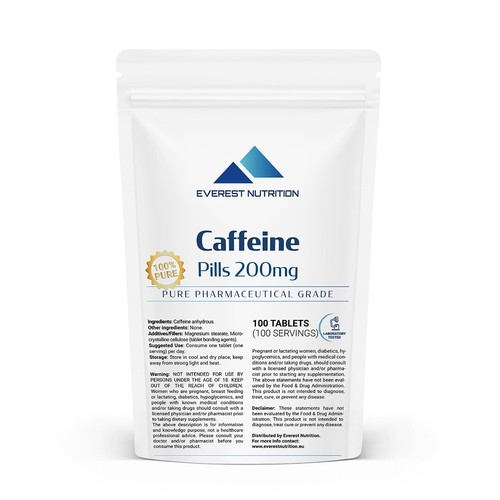 Koffein tabletten 200mg - koffein,
