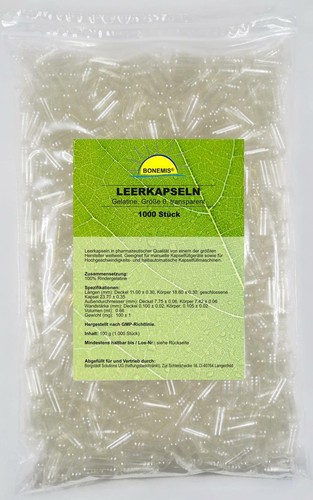 Leerkapseln größe 1000 - leerkapseln,